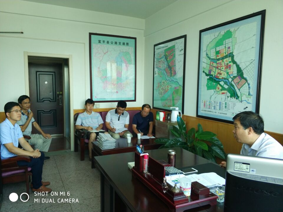 与富平县副县长惠新宇、科技局局长李军超座谈